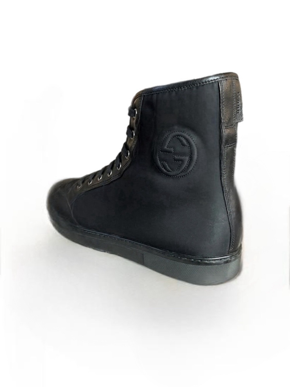 Gucci Nylon Interlocking G High-Top Sneaker - Picture 5 of 12